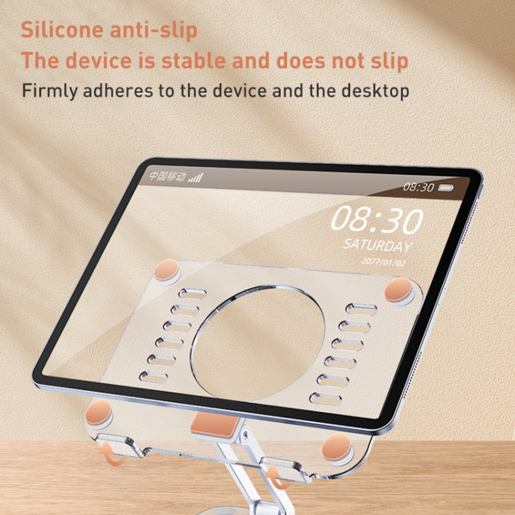 R-JUST T632 Acrylic 360 Degree Rotating Desktop Tablet Stand (Transparent) - free shipping - PMC TechLife - Order now!