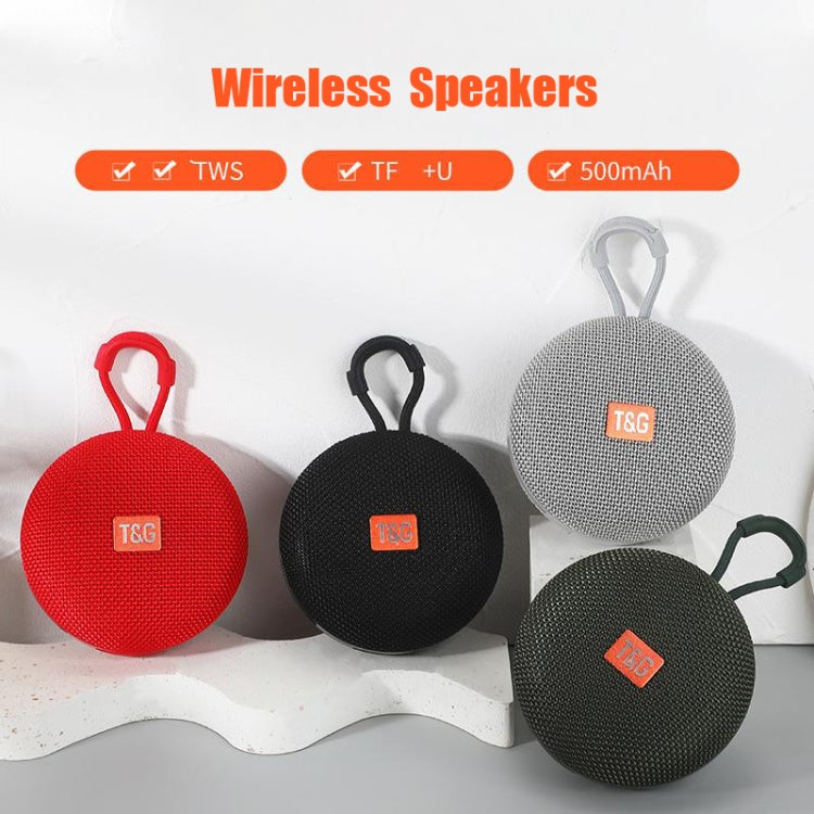 T&G TG352 Outdoor Portable Riding Wireless Bluetooth Speaker TWS Stereo Subwoofer, Support Handsfree Call / FM / TF(Black) - Mini Speaker by T&G | Online Shopping South Africa | PMC TechLife