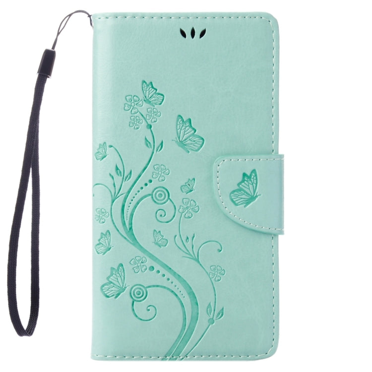 For  iPhone 8 & 7  Pressed Flowers Horizontal Flip Leather Case with Holder & Card Slots & Wallet(Green) - More iPhone Cases by PMC TechLife | Online Shopping South Africa | PMC TechLife | Buy Now Pay Later Mobicred