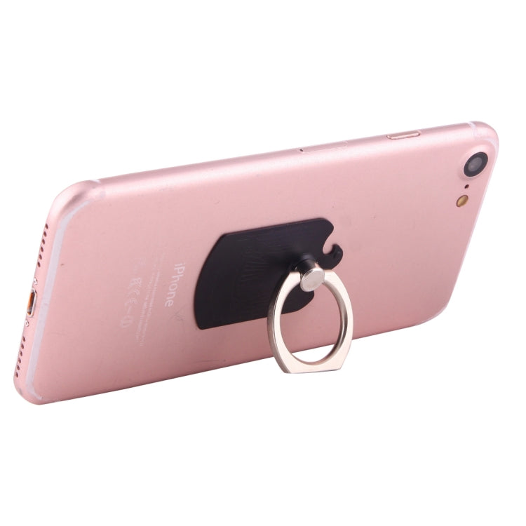 Cmzact CPS-2in1 2 in 1 Eagle Shape 360 Degrees Rotation Magnetic Phone Ring Stent Car Hook Mount(Black) - Ring Holder by PMC TechLife | Online Shopping South Africa | PMC TechLife