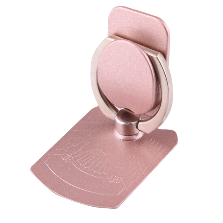 Cmzact CPS-2in1 2 in 1 Eagle Shape 360 Degrees Rotation Magnetic Phone Ring Stent Car Hook Mount(Rose Gold) - Ring Holder by PMC TechLife | Online Shopping South Africa | PMC TechLife