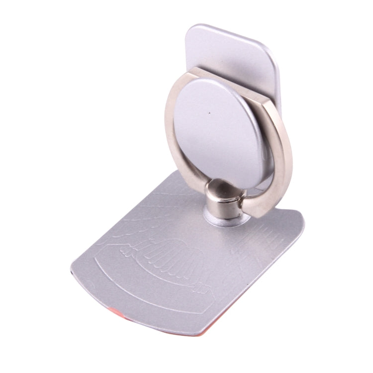 Cmzact CPS-2in1 2 in 1 Eagle Shape 360 Degrees Rotation Magnetic Phone Ring Stent Car Hook Mount(Silver) - Ring Holder by PMC TechLife | Online Shopping South Africa | PMC TechLife