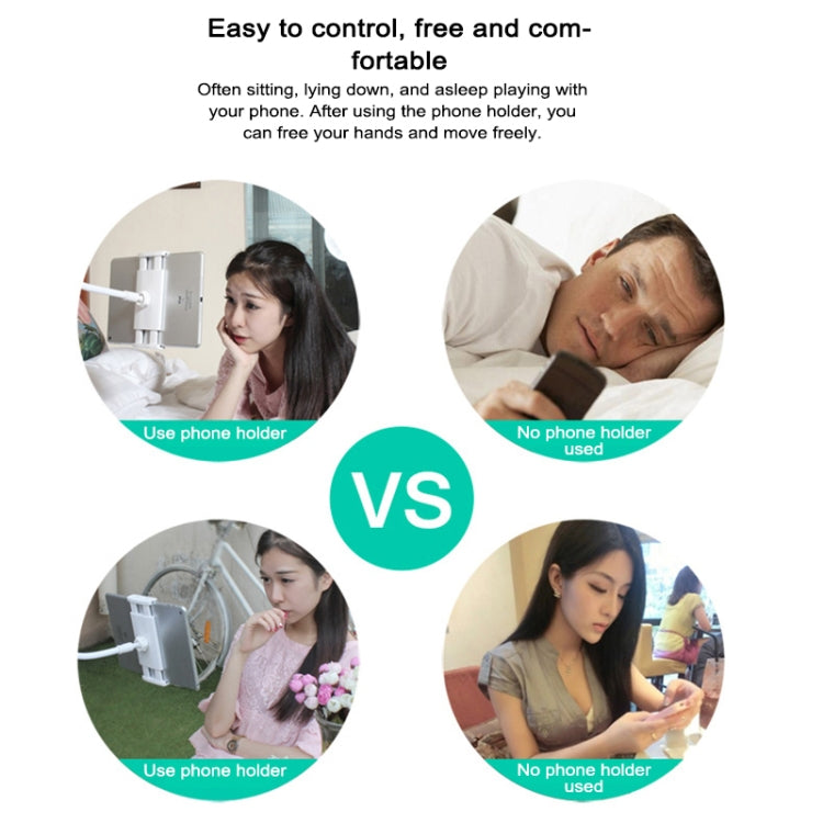 UBN-26 Universal 360 Degrees Rotating Detachable Two-stage Lazy Bracket Mobile Phone / Tablet Desktop Bracket (Blue) - Desktop Holder by PMC TechLife | Online Shopping South Africa | PMC TechLife