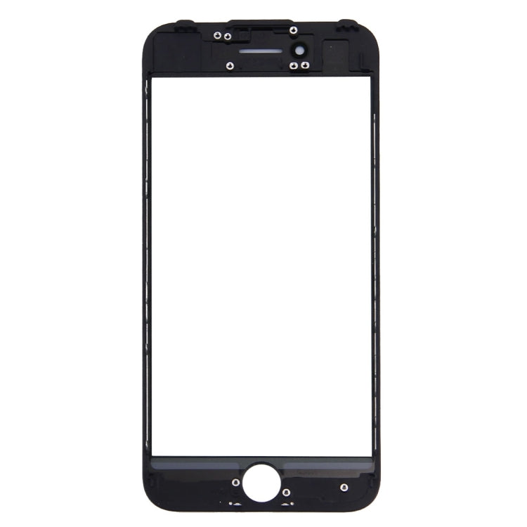 Front Screen Outer Glass Lens with Front LCD Screen Bezel Frame for iPhone 7 (Black) - free shipping - PMC TechLife - Order now!