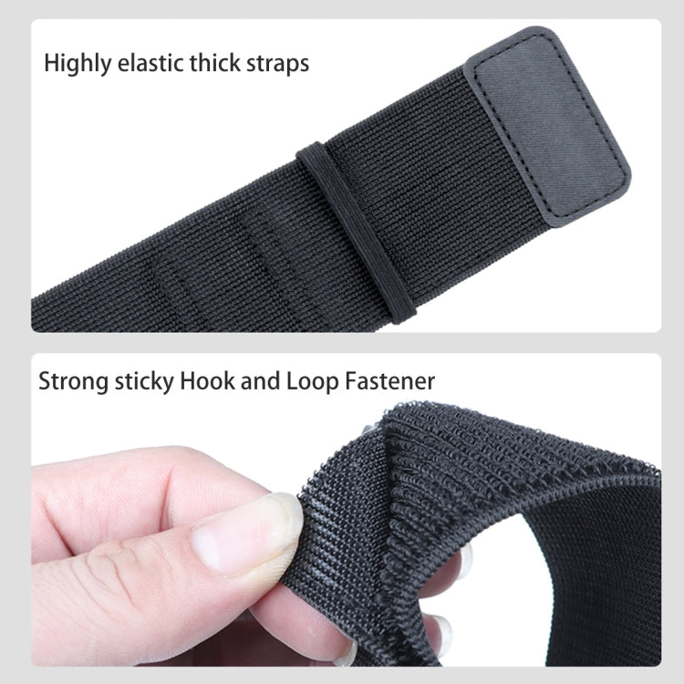 Elastic Wristband Hands Free Phone Holder, Wristband Length: 24cm (Black) - Hand-Sticking Bracket by PMC TechLife | Online Shopping South Africa | PMC TechLife