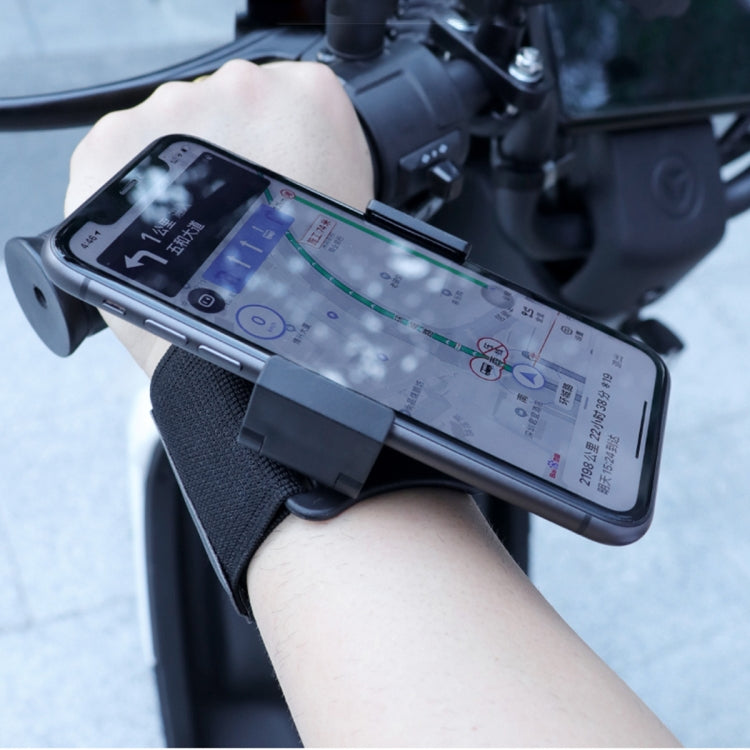Elastic Wristband Hands Free Phone Holder, Wristband Length: 24cm (Black) - Hand-Sticking Bracket by PMC TechLife | Online Shopping South Africa | PMC TechLife