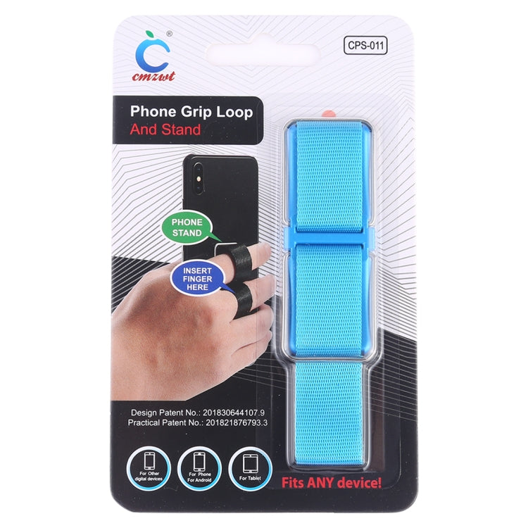 CPS-011 Universal Phone Grip Loop & Stand Holder (Baby Blue) - Ring Holder by PMC TechLife | Online Shopping South Africa | PMC TechLife