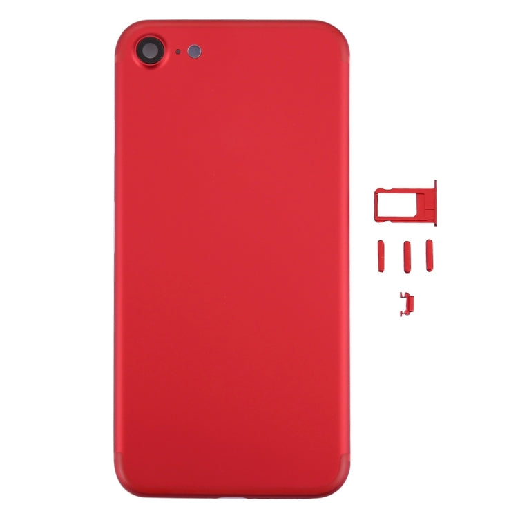 6 in 1 for iPhone 7 (Back Cover (With Camera Lens) + Card Tray + Volume Control Key + Power Button + Mute Switch Vibrator Key + Sign) Full Assembly Housing Cover - Back Cover by PMC TechLife | Online Shopping South Africa | PMC TechLife