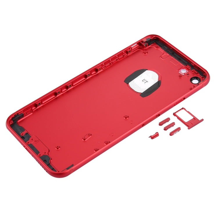 6 in 1 for iPhone 7 (Back Cover (With Camera Lens) + Card Tray + Volume Control Key + Power Button + Mute Switch Vibrator Key + Sign) Full Assembly Housing Cover - Back Cover by PMC TechLife | Online Shopping South Africa | PMC TechLife