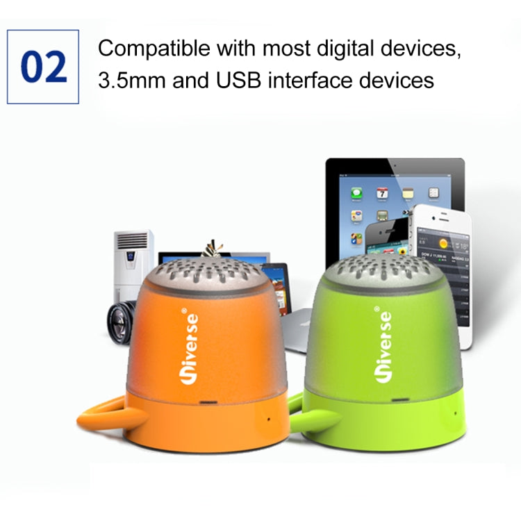 Universe XHH-T502 Portable Loudspeakers Mini Wireless Bluetooth V4.2 Speaker, Support Hands-free / Support TF Music Player(Green) - Mini Speaker by PMC TechLife | Online Shopping South Africa | PMC TechLife