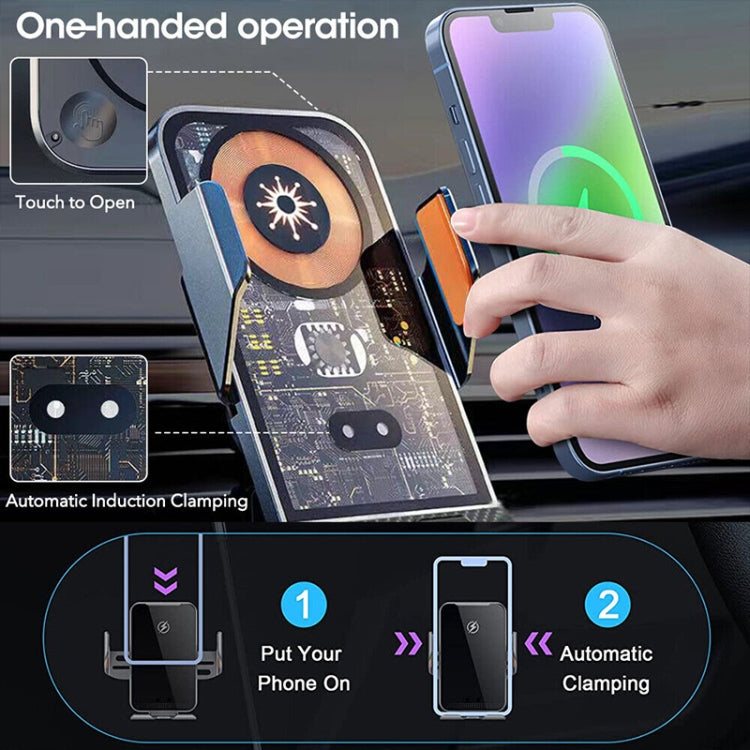 WK WP-U204 15W Vanguard Series Extraordinary Wireless Charging Car Holder - free shipping - PMC TechLife - Order now!