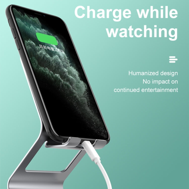 Universal Mobile Phone / Tablet PC Multifunctional Metal Desktop Stand with Makeup Mirror (Pink) - Desktop Holder by PMC TechLife | Online Shopping South Africa | PMC TechLife