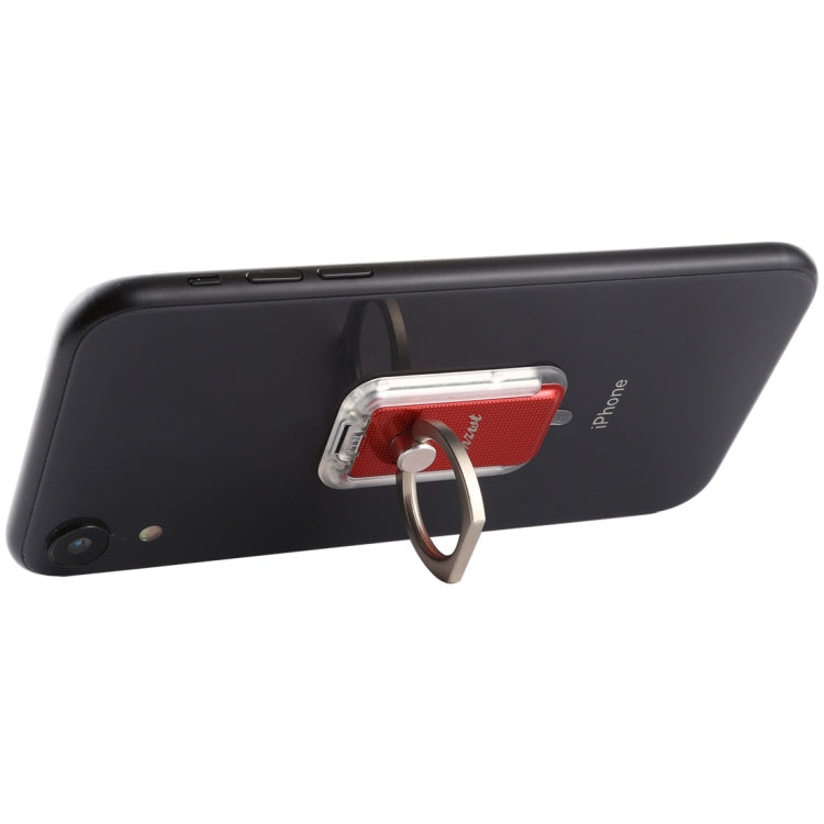 CPS-013 360 Degrees Rotate Freely Removable Magnetic Ring Stand Phone Holder, Support Wireless Charging(Red) - Ring Holder by PMC TechLife | Online Shopping South Africa | PMC TechLife