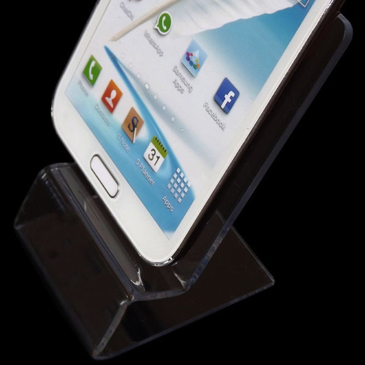 10 PCS Acrylic Mobile Phone Display Stand Holder(Transparent) - Desktop Holder by PMC TechLife | Online Shopping South Africa | PMC TechLife