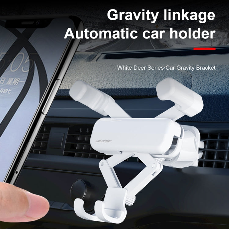 WK WA-S41 iDeal Series Car Gravity Bracket Car Air Outlet FoldingMobile Phone Holder Bracket - Car Holders by WK | Online Shopping South Africa | PMC TechLife