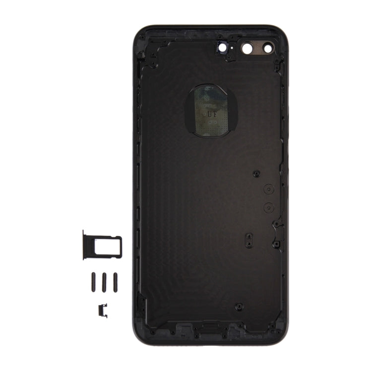 6 in 1 for iPhone 7 Plus (Back Cover + Card Tray + Volume Control Key + Power Button + Mute Switch Vibrator Key + Sign) Full Assembly Housing Cover (Jet Black) - Back Cover by PMC TechLife | Online Shopping South Africa | PMC TechLife