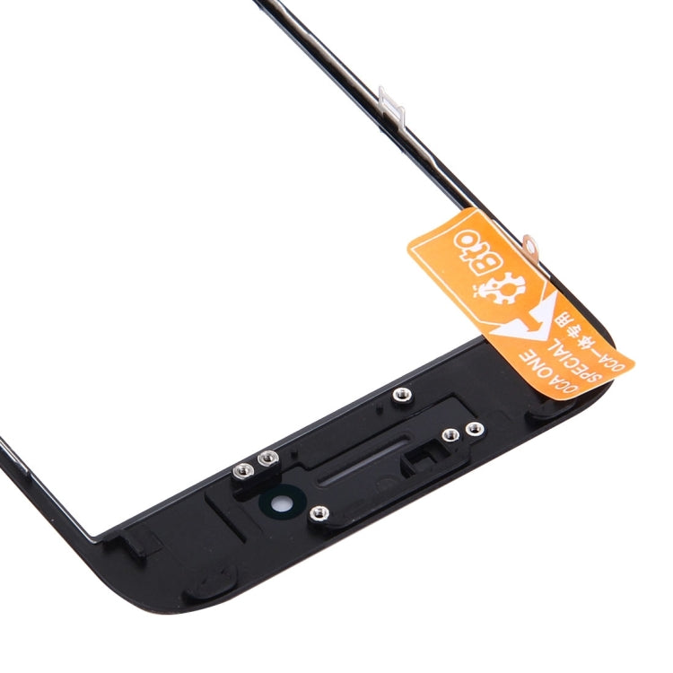 Front Screen Outer Glass Lens with Front LCD Screen Bezel Frame & OCA Optically Clear Adhesive for iPhone 7 Plus(Black) - free shipping - PMC TechLife - Order now!