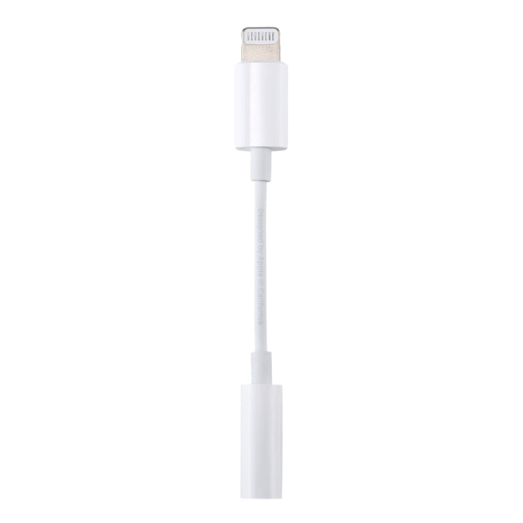 8 Pin 3.5mm Earphone Audio Adapter, Line Length: 8cm(White) - Earphone Adapter by PMC TechLife | Online Shopping South Africa | PMC TechLife | Buy Now Pay Later Mobicred