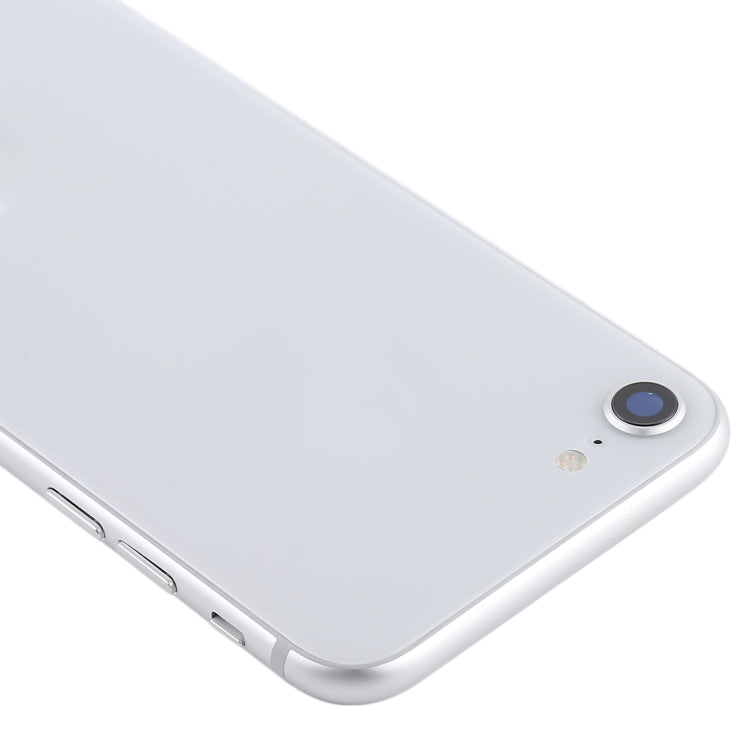 Battery Back Cover Assembly with Side Keys & Vibrator & Speaker Ringer Buzzer & Power Button + Volume Button Flex Cable & Card Tray for iPhone 8(Silver) - iPhone 8 Parts by PMC TechLife | Online Shopping South Africa | PMC TechLife | Buy Now Pay Later Mobicred