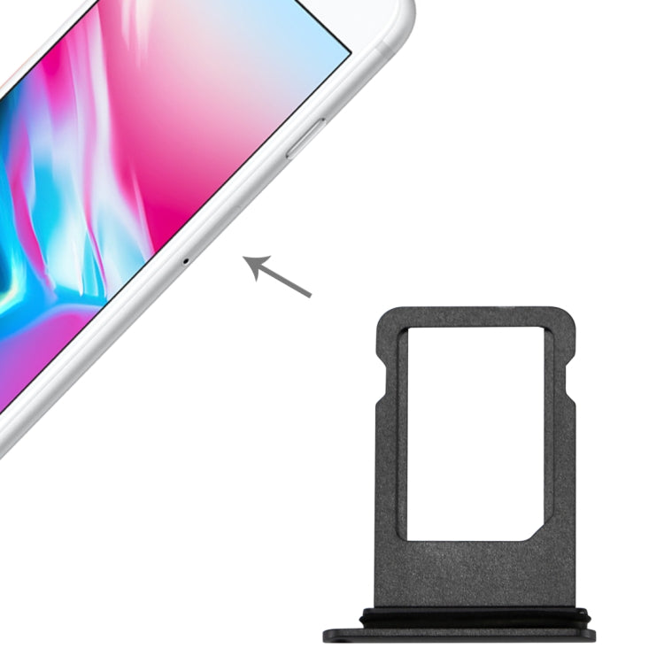 Card Tray for iPhone 8  (Grey) - Card Tray by PMC TechLife | Online Shopping South Africa | PMC TechLife