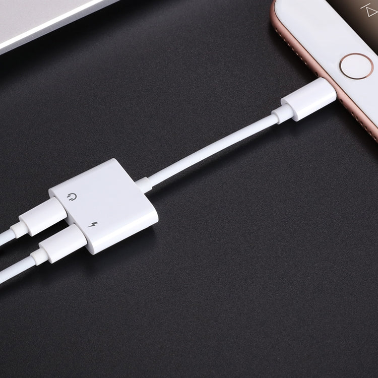 JOYROOM S-Y104 Ben Series Apple Dual Lightning Adapter, Length: 1.2m(White) - Earphone Adapter by JOYROOM | Online Shopping South Africa | PMC TechLife | Buy Now Pay Later Mobicred