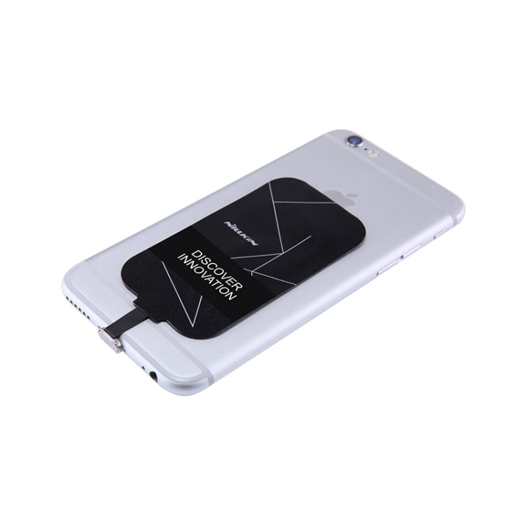 NILLKIN Magic Tag QI Standard Wireless Charging Receiver for iPhone 7 / 6s / 6 / 5S / 5, with 8 Pin Port, Length: 98mm - free shipping - PMC TechLife - Order now!