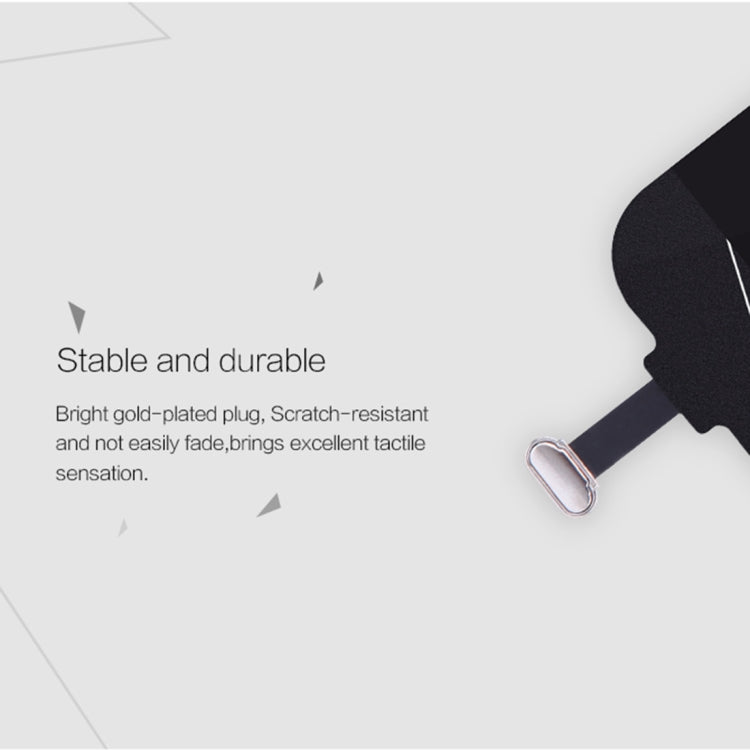 NILLKIN Magic Tag QI Standard Wireless Charging Receiver for iPhone 7 / 6s / 6 / 5S / 5, with 8 Pin Port, Length: 98mm - free shipping - PMC TechLife - Order now!