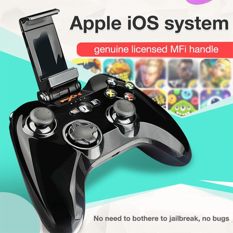 PXN PXN-6603 MFI Mobile Phone Wireless Bluetooth Game Handle Controller, Compatible with iOS System(Black) - free shipping - PMC TechLife - Order now!