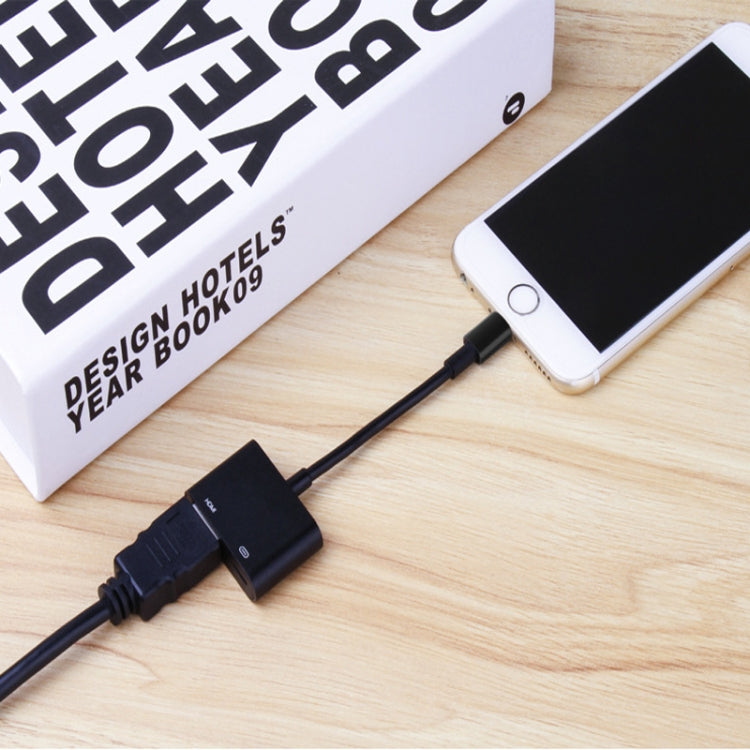 7565S 8 Pin to HDMI HDTV Projector Video Adapter Cable for iPad(Grey) - free shipping - PMC TechLife - Order now!