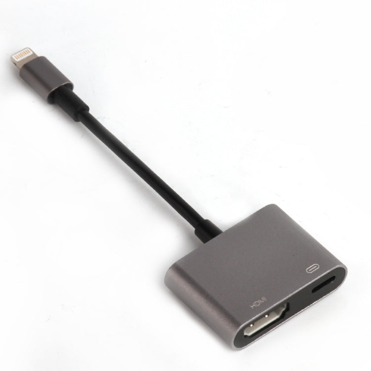 7565S 8 Pin to HDMI HDTV Projector Video Adapter Cable for iPad(Grey) - free shipping - PMC TechLife - Order now!