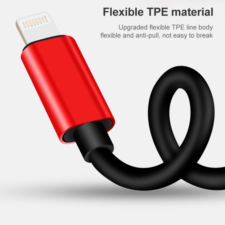 2 in 1 8 Pin Male to Dual 8 Pin Female Charging and Listening to Music Audio Earphone Adapter, Compatible with All IOS Systems(Rose Gold) - Earphone Adapter by PMC TechLife | Online Shopping South Africa | PMC TechLife