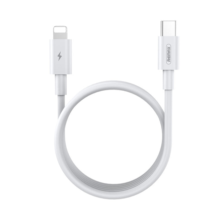 REMAX Marlik Series RC-183i PD 20W USB-C / Type-C to 8 Pin Interface Fast Charging Data Cable, Cable Length: 2m (White) - free shipping - PMC TechLife - Order now!