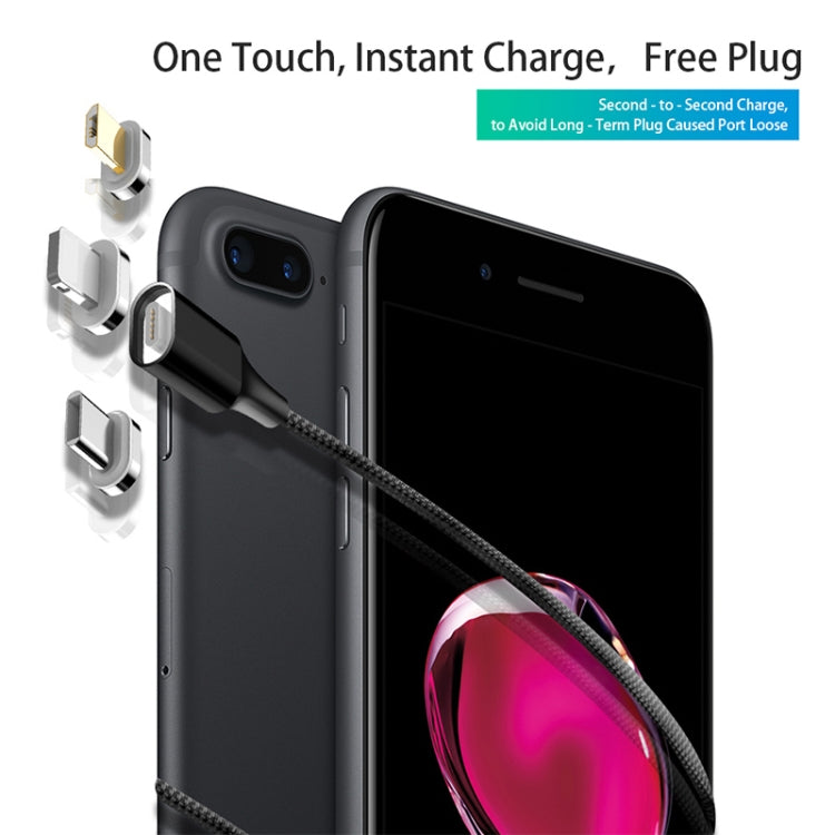 M11 5A USB to 8 Pin Nylon Braided Magnetic Data Cable, Cable Length: 1m (Red) - Charging Cable & Head by PMC TechLife | Online Shopping South Africa | PMC TechLife