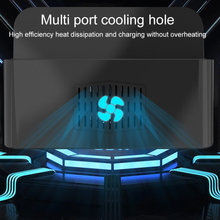YFY-A53 100W 5 x USB Ports QC3.0 Smart Charging Station with Phone & Tablet Stand - Multifunction Charger by PMC TechLife | Online Shopping South Africa | PMC TechLife