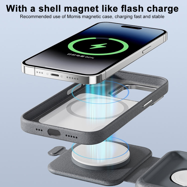 MOMAX UD30 Q.Mag Go 2 in 1 Foldable Magsafe Magnetic Wireless Charger - free shipping - PMC TechLife - Order now!