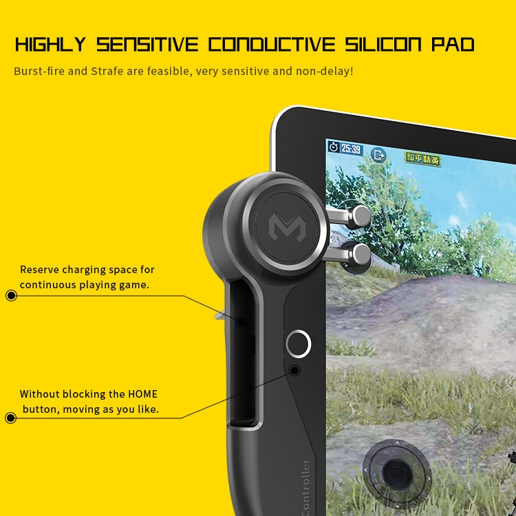 MeMo AKpad6K Snap-on Six Finger Linkage Trigger Imitation Shooting Game Controller for Tablet PC, One Pair - Controller Gamepad by PMC TechLife | Online Shopping South Africa | PMC TechLife