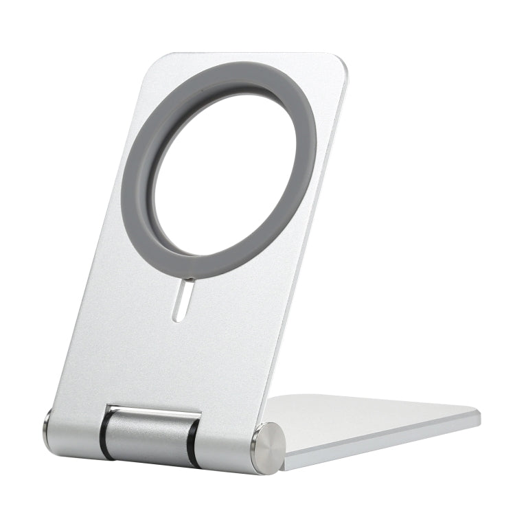 C29 Foldable Metal Bracket for MagSafe Magnetic Wireless Charger (White) - Desktop Holder by PMC TechLife | Online Shopping South Africa | PMC TechLife