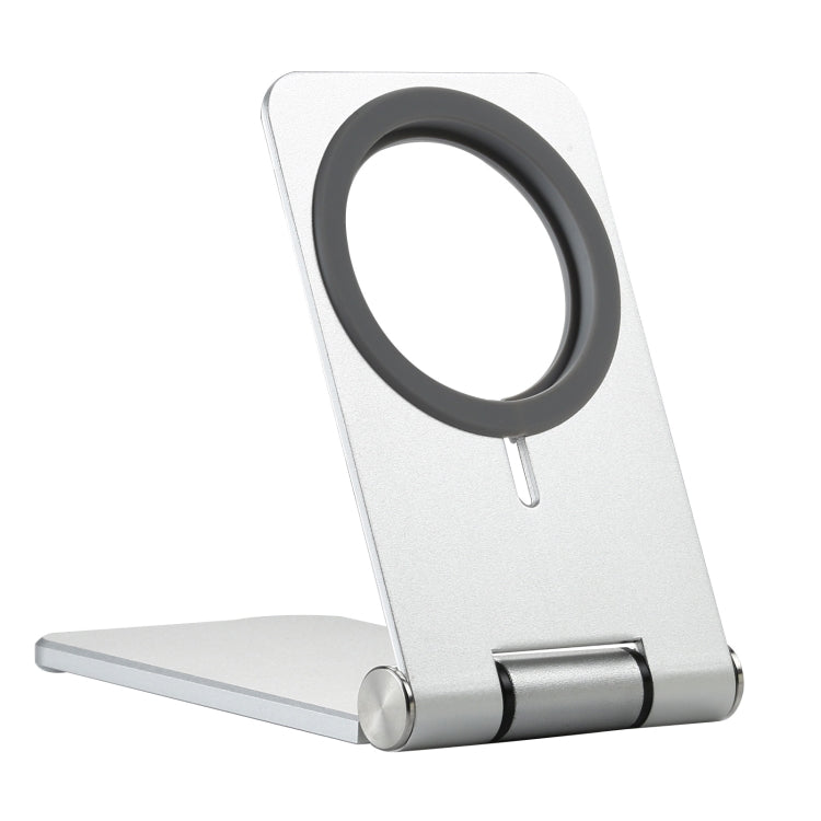 C29 Foldable Metal Bracket for MagSafe Magnetic Wireless Charger (White) - Desktop Holder by PMC TechLife | Online Shopping South Africa | PMC TechLife