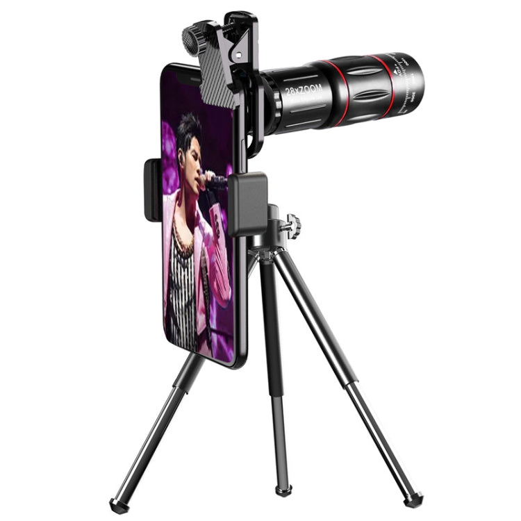 W28-QK Mobile Phone Universal Lens Telescope 28X Big Pocket + Shelf Set - free shipping - PMC TechLife - Order now!