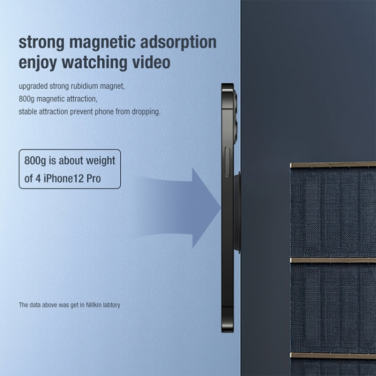 2 PCS NILLKIN Portable PU Leather Magnetic Ring Sticker (Green) - Hand-Sticking Bracket by NILLKIN | Online Shopping South Africa | PMC TechLife | Buy Now Pay Later Mobicred