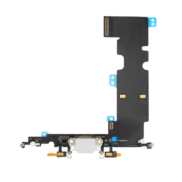 Charging Port Flex Cable for iPhone 8 Plus (White) - iPhone 8 Plus Parts by PMC TechLife | Online Shopping South Africa | PMC TechLife | Buy Now Pay Later Mobicred