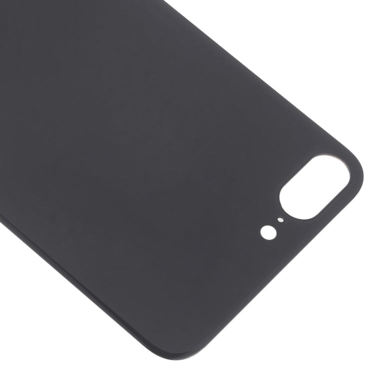 Easy Replacement Big Camera Hole Glass Back Battery Cover with Adhesive for iPhone 8 Plus(Black) - Back Cover by PMC TechLife | Online Shopping South Africa | PMC TechLife