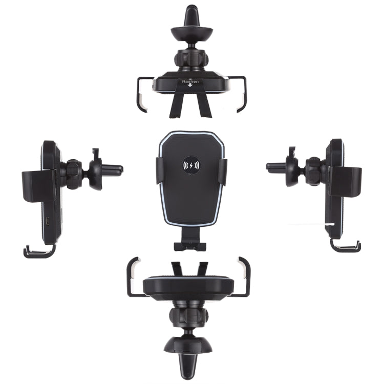 K81 10W QI Universal Rotating Gravity Induction Car Wireless Charging Mobile Phone Holder with Suction Cup - Wireless Charger Holders by PMC TechLife | Online Shopping South Africa | PMC TechLife