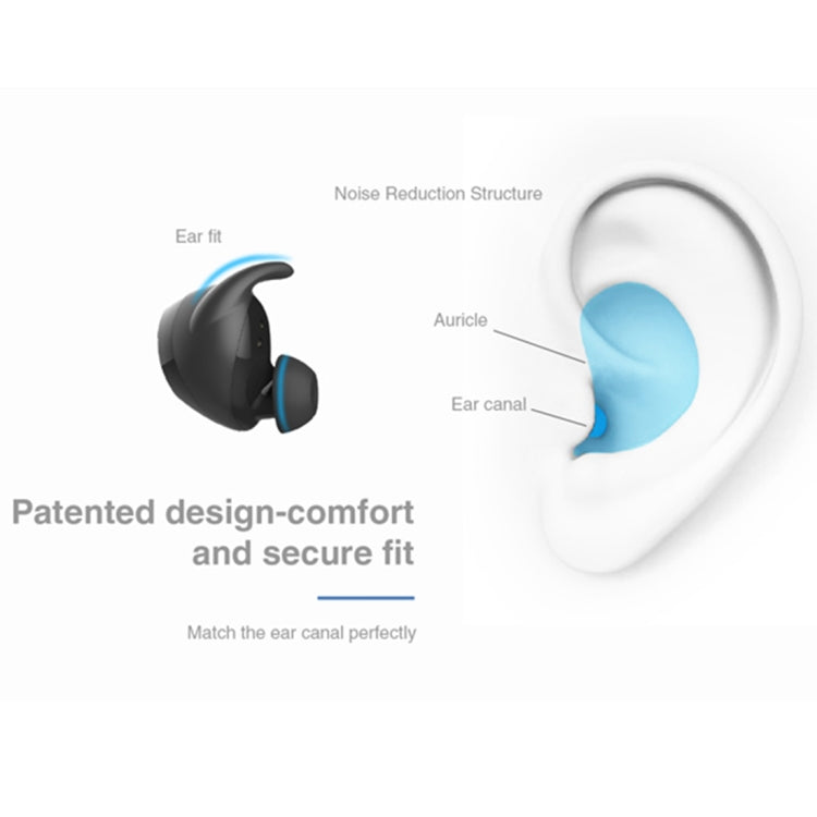 Universe Sweat-proof Earbuds Sports Wireless Bluetooth V4.2 Stereo Headset with Charging Case, For iPhone, Samsung, Huawei, Xiaomi, HTC and Other Smartphones(Black) - Bluetooth Earphone by PMC TechLife | Online Shopping South Africa | PMC TechLife