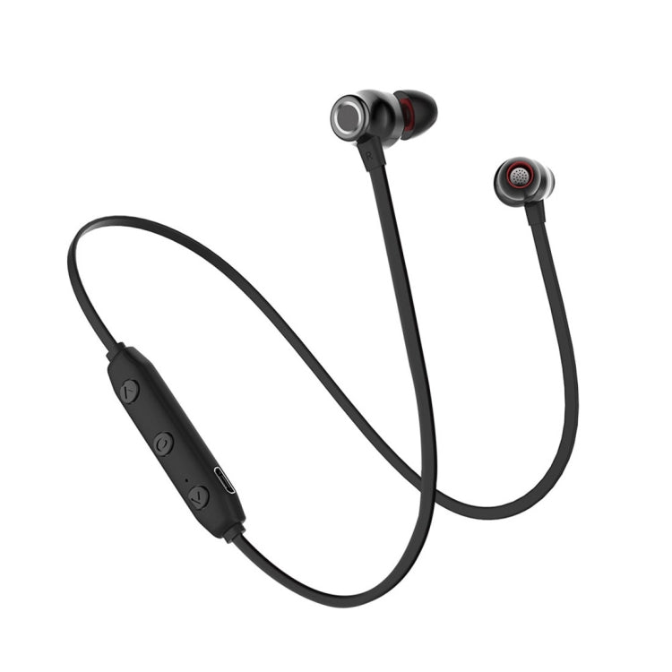 XRM-X5 Sports IPX4 Waterproof Magnetic Earbuds Wireless Bluetooth V4.1 Stereo In-ear Headset, For iPhone, Samsung, Huawei, Xiaomi, HTC and Other Smartphones(Black) - Bluetooth Earphone by PMC TechLife | Online Shopping South Africa | PMC TechLife