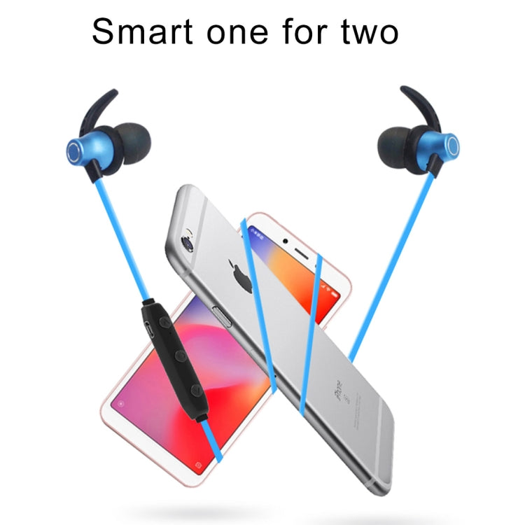 XRM-X5 Sports IPX4 Waterproof Magnetic Earbuds Wireless Bluetooth V4.1 Stereo In-ear Headset, For iPhone, Samsung, Huawei, Xiaomi, HTC and Other Smartphones(Black) - Bluetooth Earphone by PMC TechLife | Online Shopping South Africa | PMC TechLife