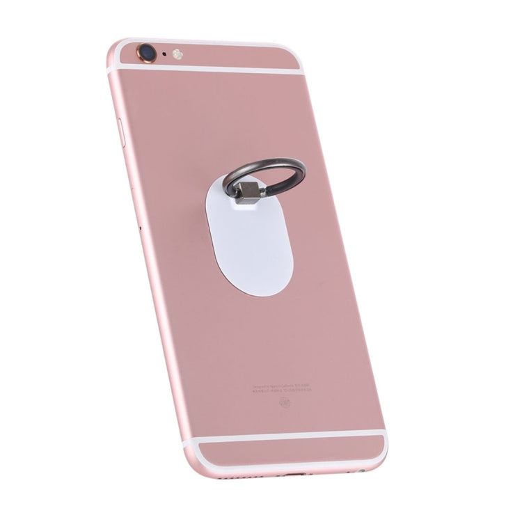 Universal Phone Adhesive Metal Plate 360 Degree Rotation Stand Finger Grip Ring Holder(White) - Ring Holder by PMC TechLife | Online Shopping South Africa | PMC TechLife
