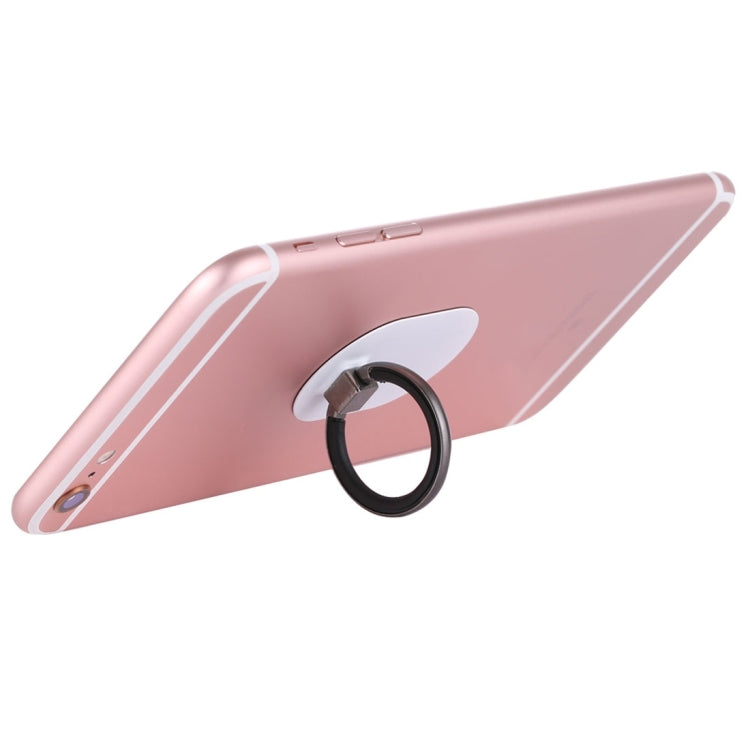 Universal Phone Adhesive Metal Plate 360 Degree Rotation Stand Finger Grip Ring Holder(White) - Ring Holder by PMC TechLife | Online Shopping South Africa | PMC TechLife