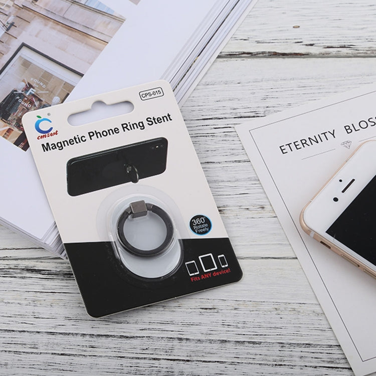 Universal Phone Adhesive Metal Plate 360 Degree Rotation Stand Finger Grip Ring Holder(White) - Ring Holder by PMC TechLife | Online Shopping South Africa | PMC TechLife