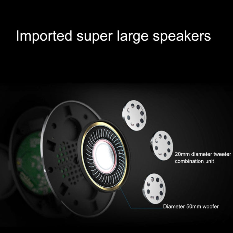 ZEALOT B570 Stereo Wired Wireless Bluetooth Subwoofer Headset with LED Color Screen Design & HD Microphone & FM, For Mobile Phones & Tablets & Laptops, Support 32GB TF Card Maximum(Grey) - free shipping - PMC TechLife - Order now!